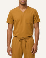 One-Pocket V-neck Top Cider