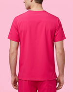 Men's One-Pocket V-neck Scrub Top Sangria - Scrubloop