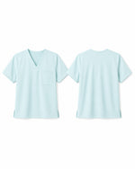 Men's One-Pocket V-neck Scrub Top Sky Blue - Scrubloop