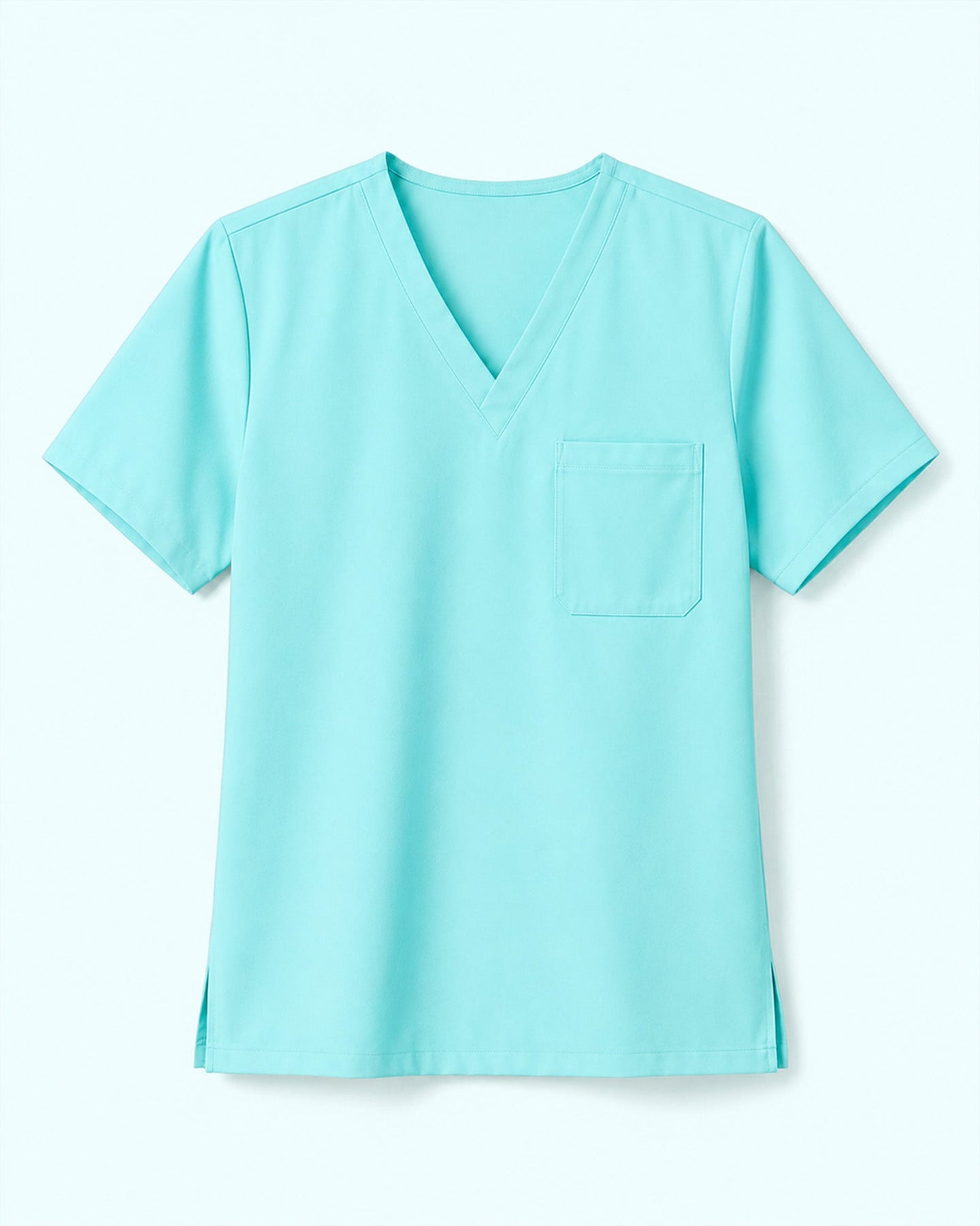 Men's One-Pocket V-neck Scrub Top Surf - Scrubloop