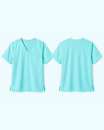 Men's One-Pocket V-neck Scrub Top Surf - Scrubloop