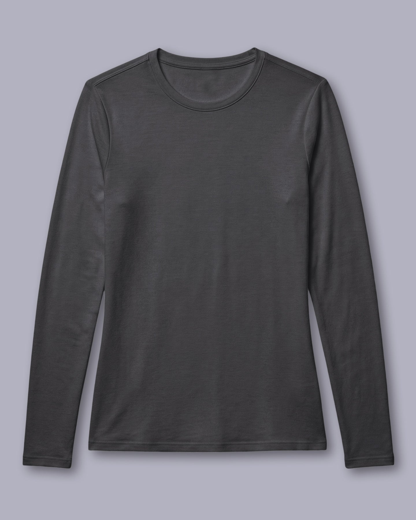 Women's Supersoft Long-Sleeve Underscrub Pewter
