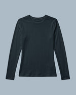 Women's Ribbed Long-Sleeve Underscrub Dark Harbor