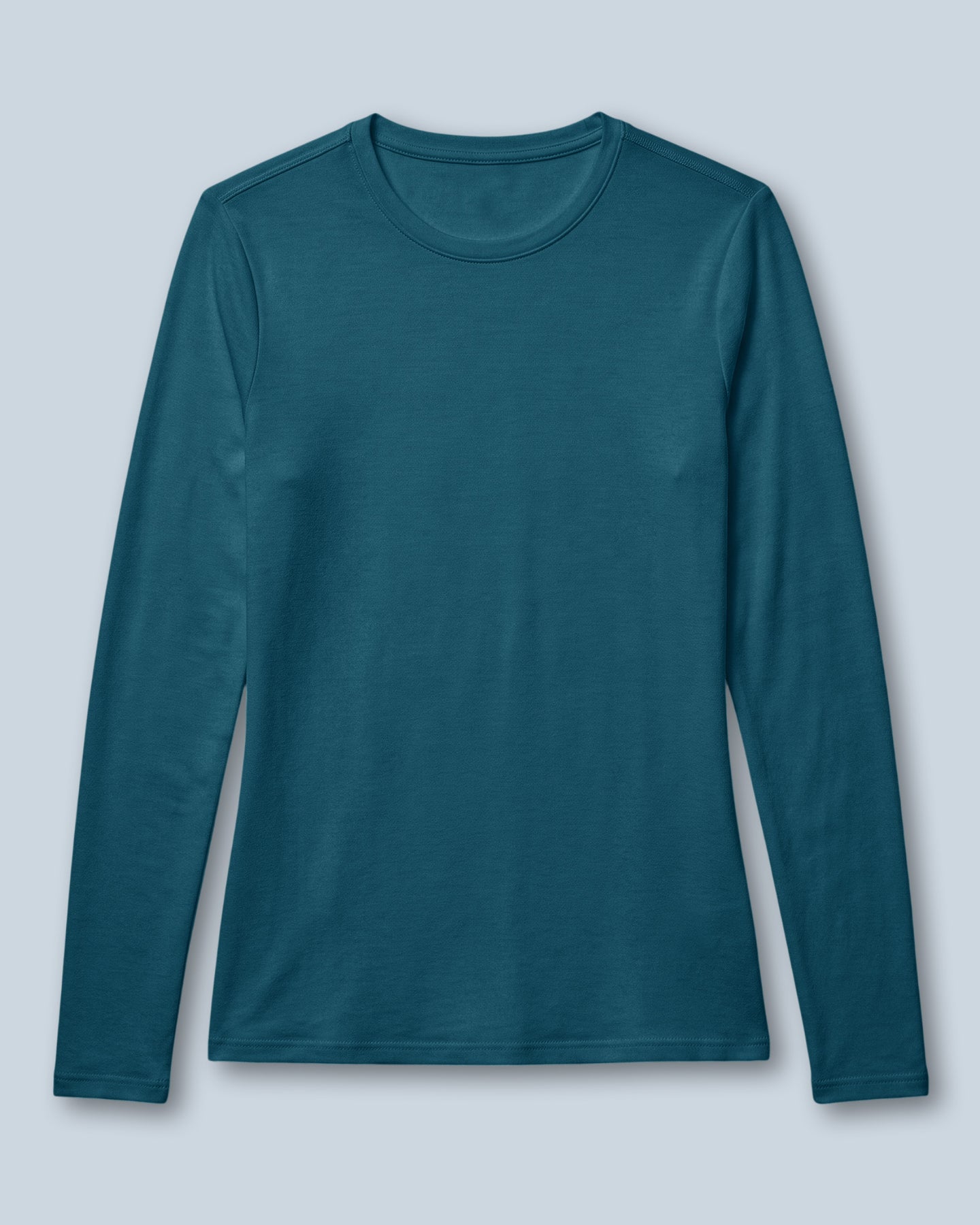 Women's Supersoft Long-Sleeve Underscrub Caribbean Blue