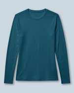 Women's Supersoft Long-Sleeve Underscrub Caribbean Blue