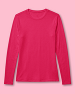 Women's Supersoft Long-Sleeve Underscrub Sangria