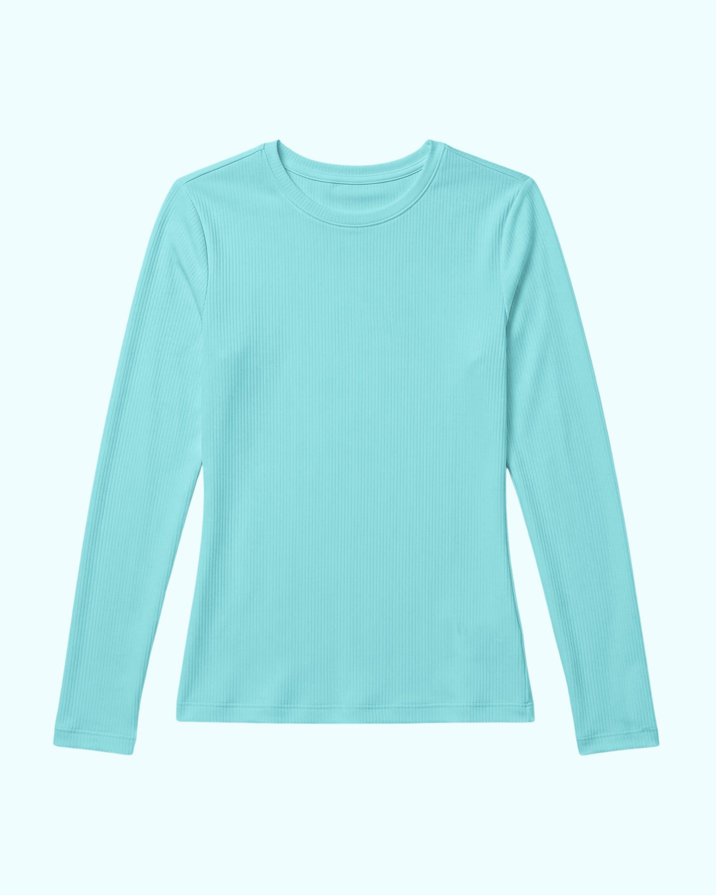 Women's Ribbed Long-Sleeve Underscrub Surf