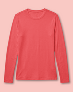 Women's Supersoft Long-Sleeve Underscrub Coral