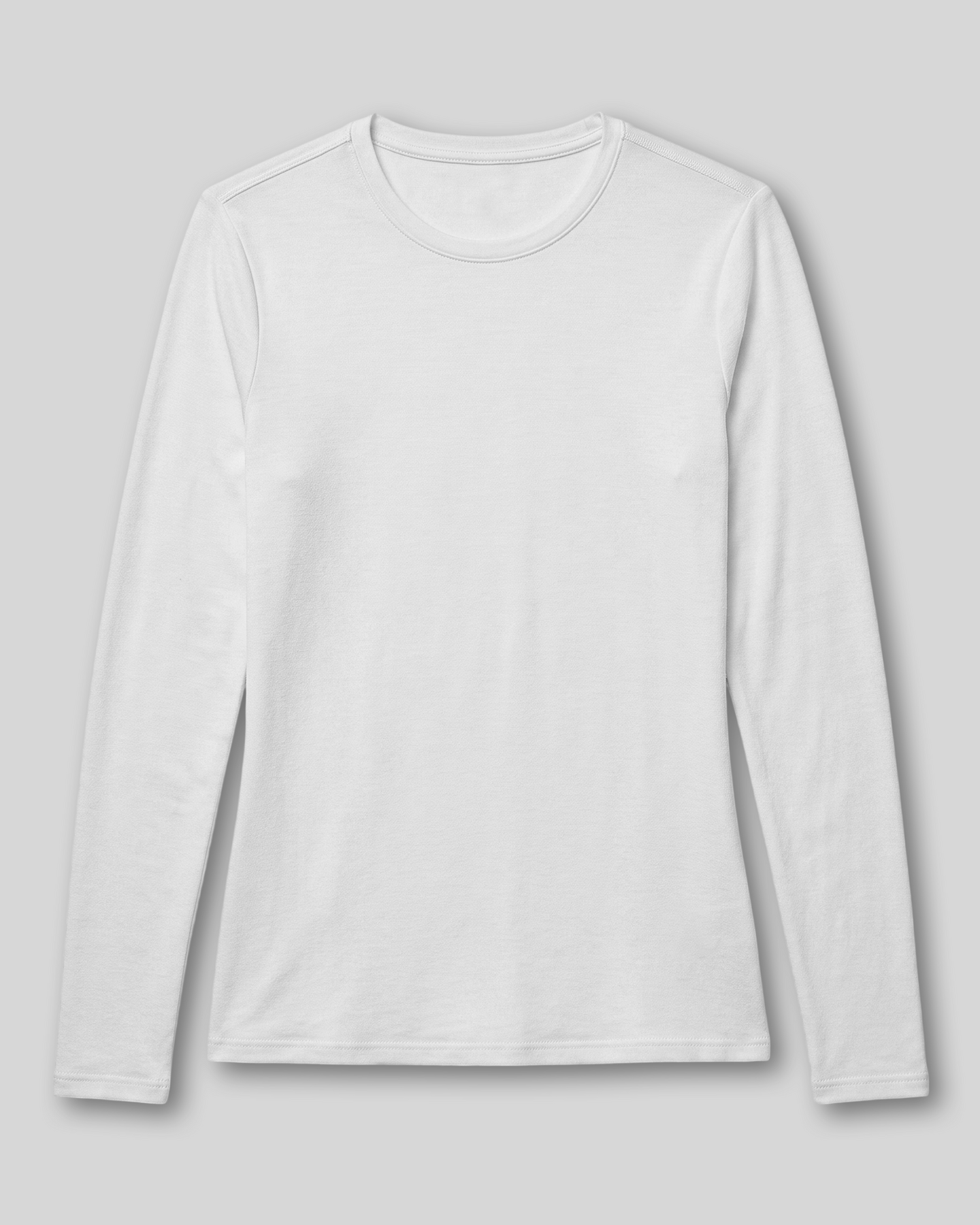 Women's Supersoft Long-Sleeve Underscrub White