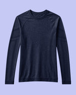 Women's Seamless Long-sleeve Underscrub Navy