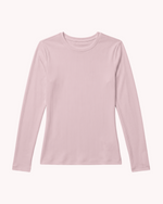Women's Ribbed Long-Sleeve Underscrub Rose Quartz