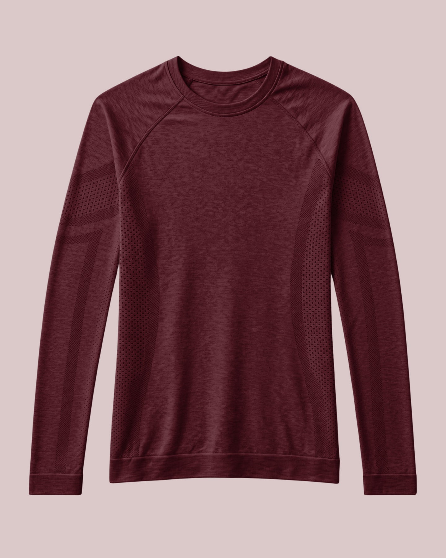 Women's Seamless Long-sleeve Underscrub Burgundy