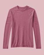 Women's Seamless Long-sleeve Underscrub Mauve