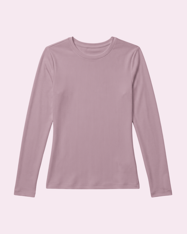 Women's Ribbed Long-Sleeve Underscrub Blossom