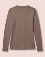 Women's Supersoft Long-Sleeve Underscrub Mocha
