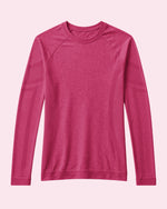 Women's Seamless Long-sleeve Underscrub Wild Berry