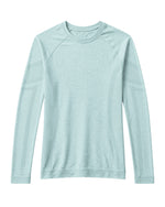 Women's Seamless Long-sleeve Underscrub Sky Blue