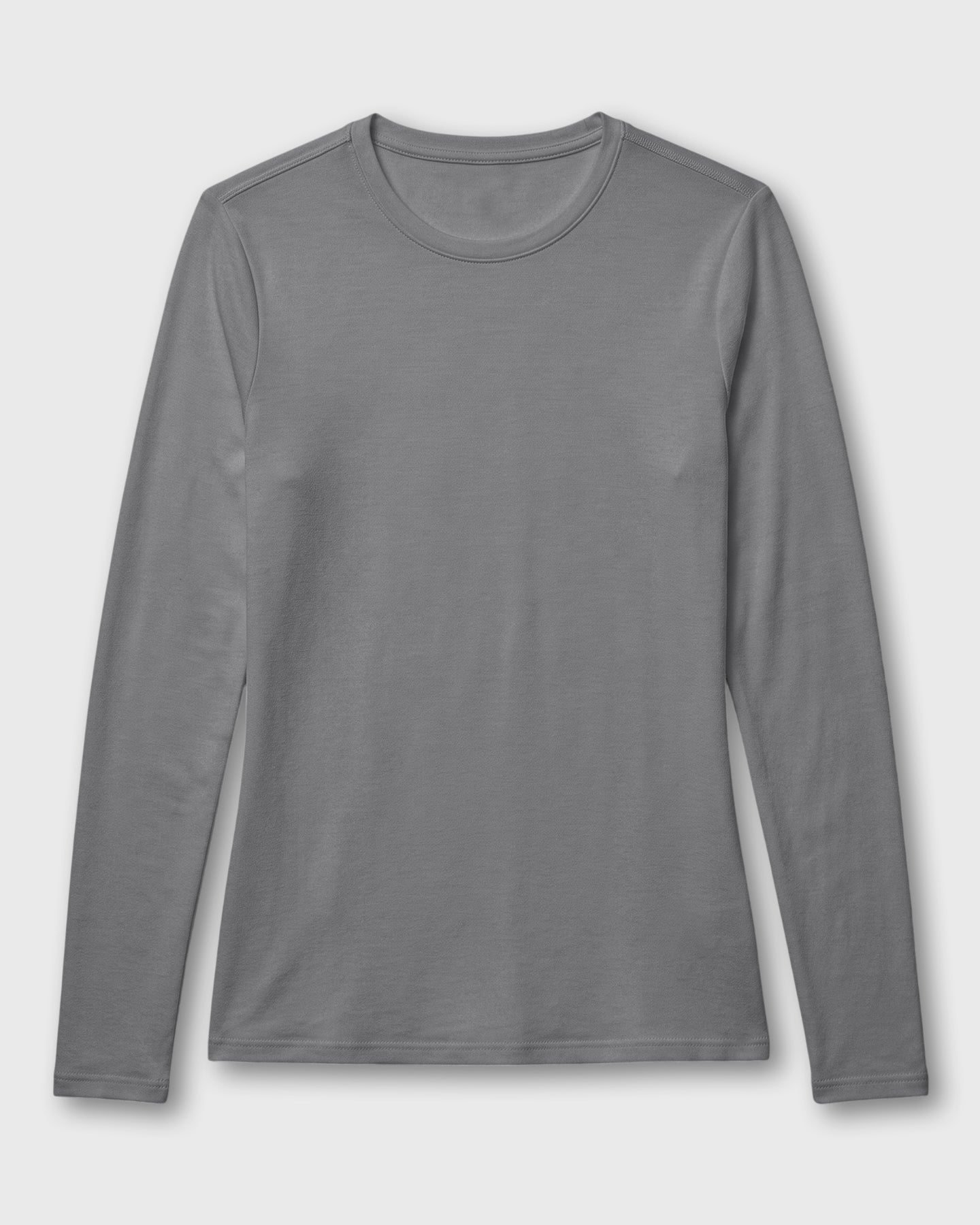 Women's Supersoft Long-Sleeve Underscrub Heather Gray