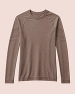 Women's Seamless Long-sleeve Underscrub Mocha