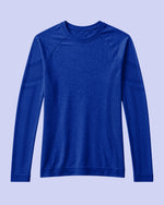 Women's Seamless Long-sleeve Underscrub Galaxy Blue