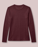 Women's Supersoft Long-Sleeve Underscrub Burgundy