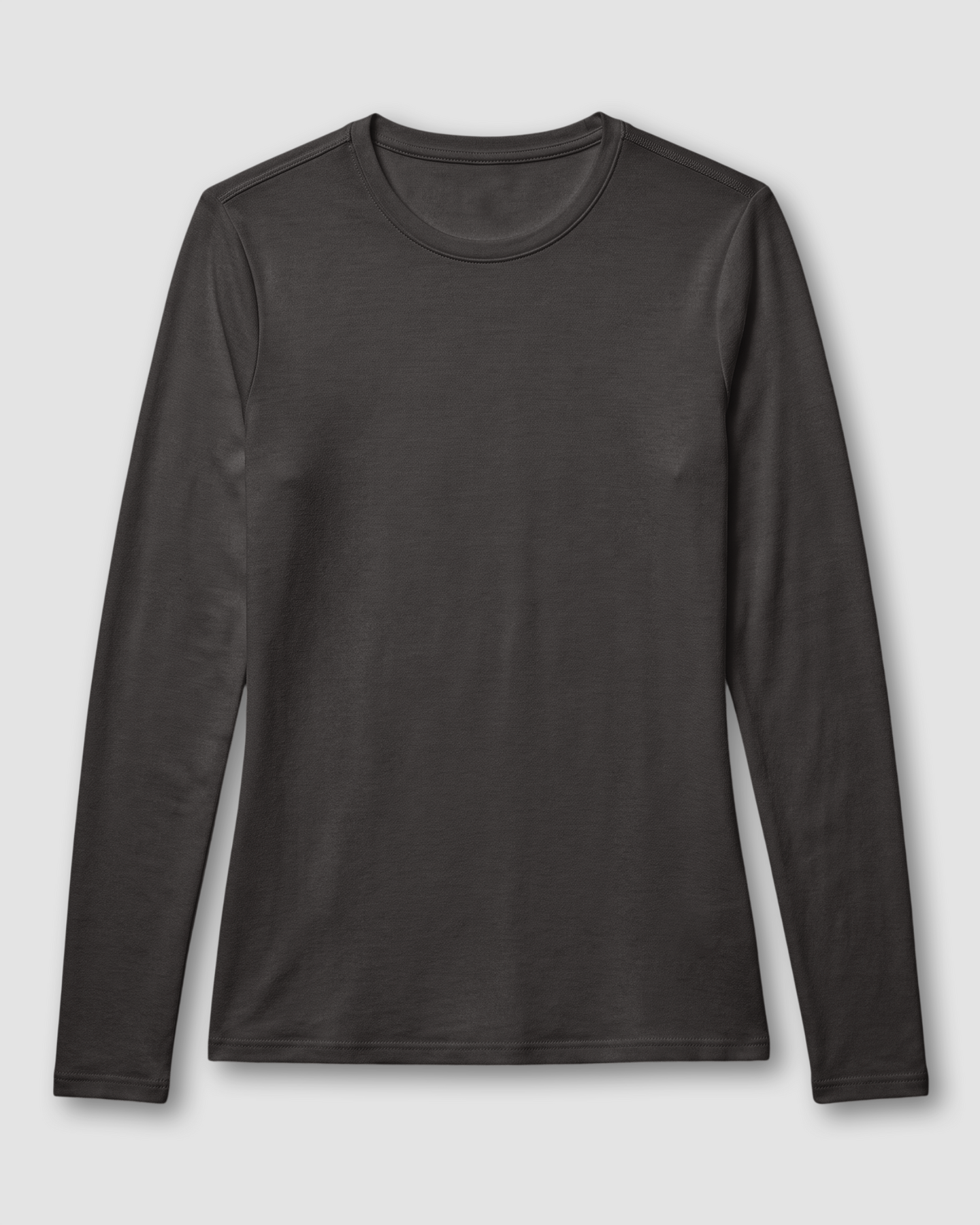 Women's Supersoft Long-Sleeve Underscrub Charcoal