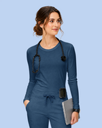 Women's Supersoft Long-Sleeve Underscrub Ocean