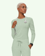 Women's Seamless Long-sleeve Underscrub Mint