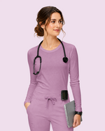 Women's Supersoft Long-Sleeve Underscrub Lilac