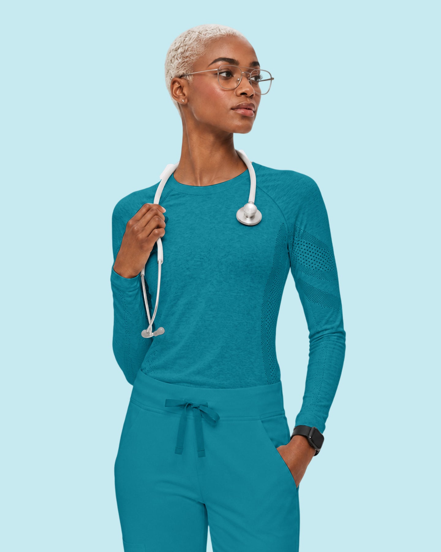 Women's Seamless Long-sleeve Underscrub Marina