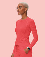 Women's Seamless Long-sleeve Underscrub Coral