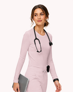 Women's Supersoft Long-Sleeve Underscrub Rose Quartz