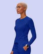 Women's Seamless Long-sleeve Underscrub Galaxy Blue