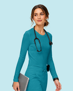 Women's Supersoft Long-Sleeve Underscrub Marina