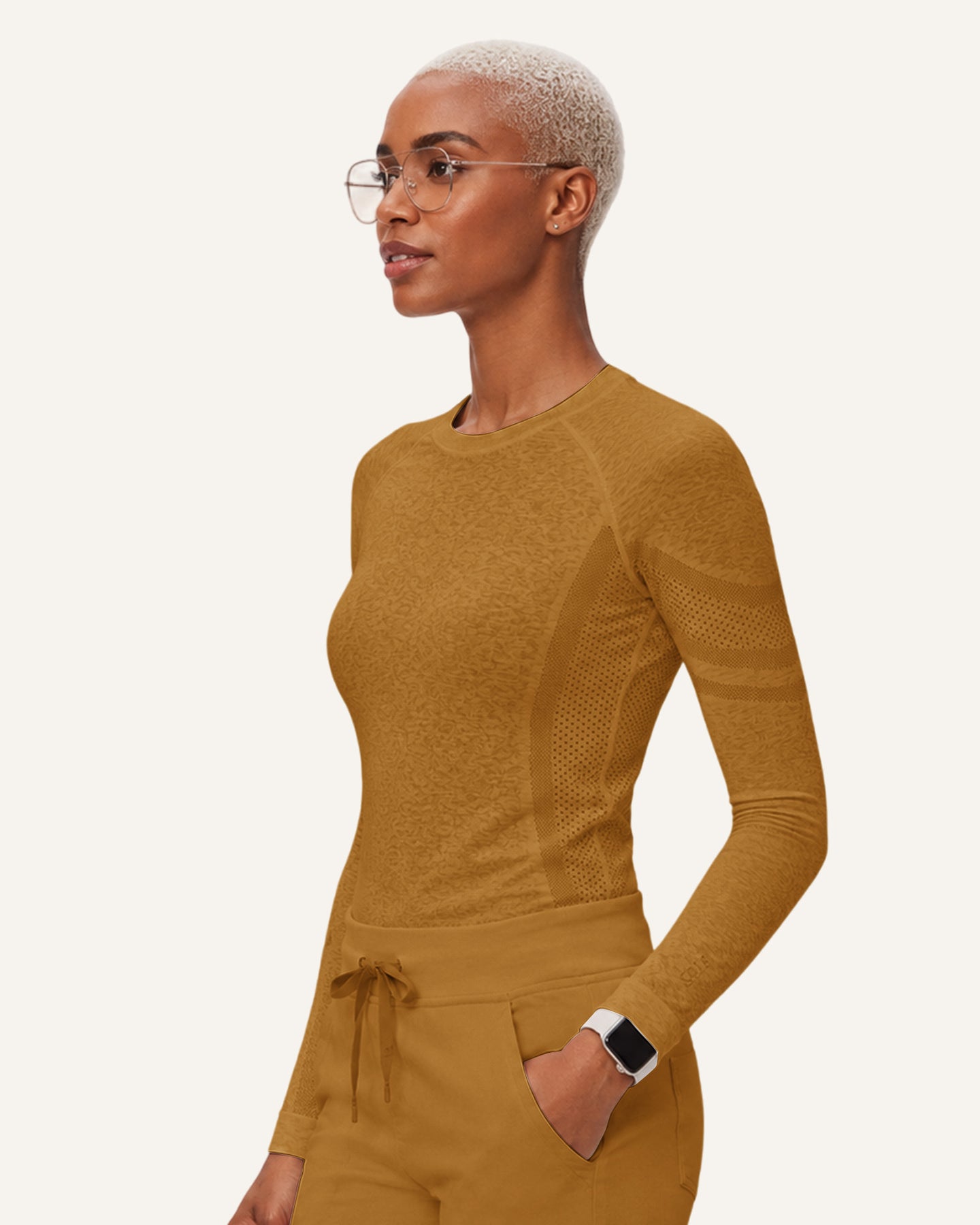 Women's Seamless Long-sleeve Underscrub Cider