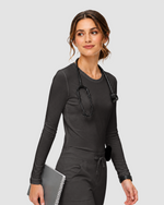Women's Supersoft Long-Sleeve Underscrub Charcoal