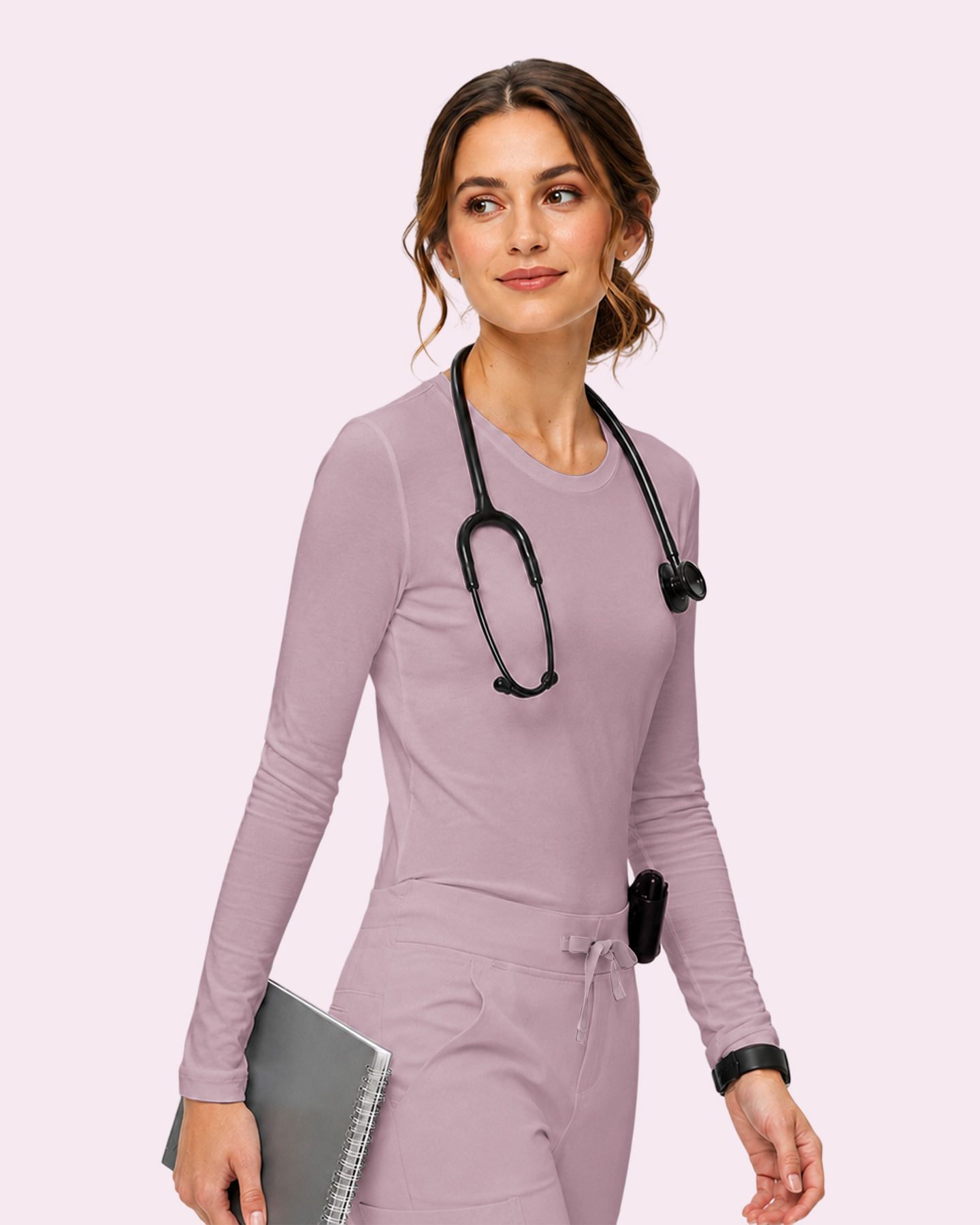 Women's Supersoft Long-Sleeve Underscrub Blossom
