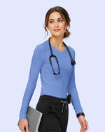 Women's Supersoft Long-Sleeve Underscrub Ceil Blue