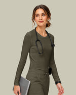 Women's Supersoft Long-Sleeve Underscrub Olive