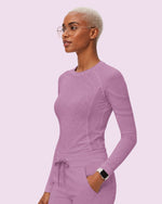 Women's Seamless Long-sleeve Underscrub Lilac