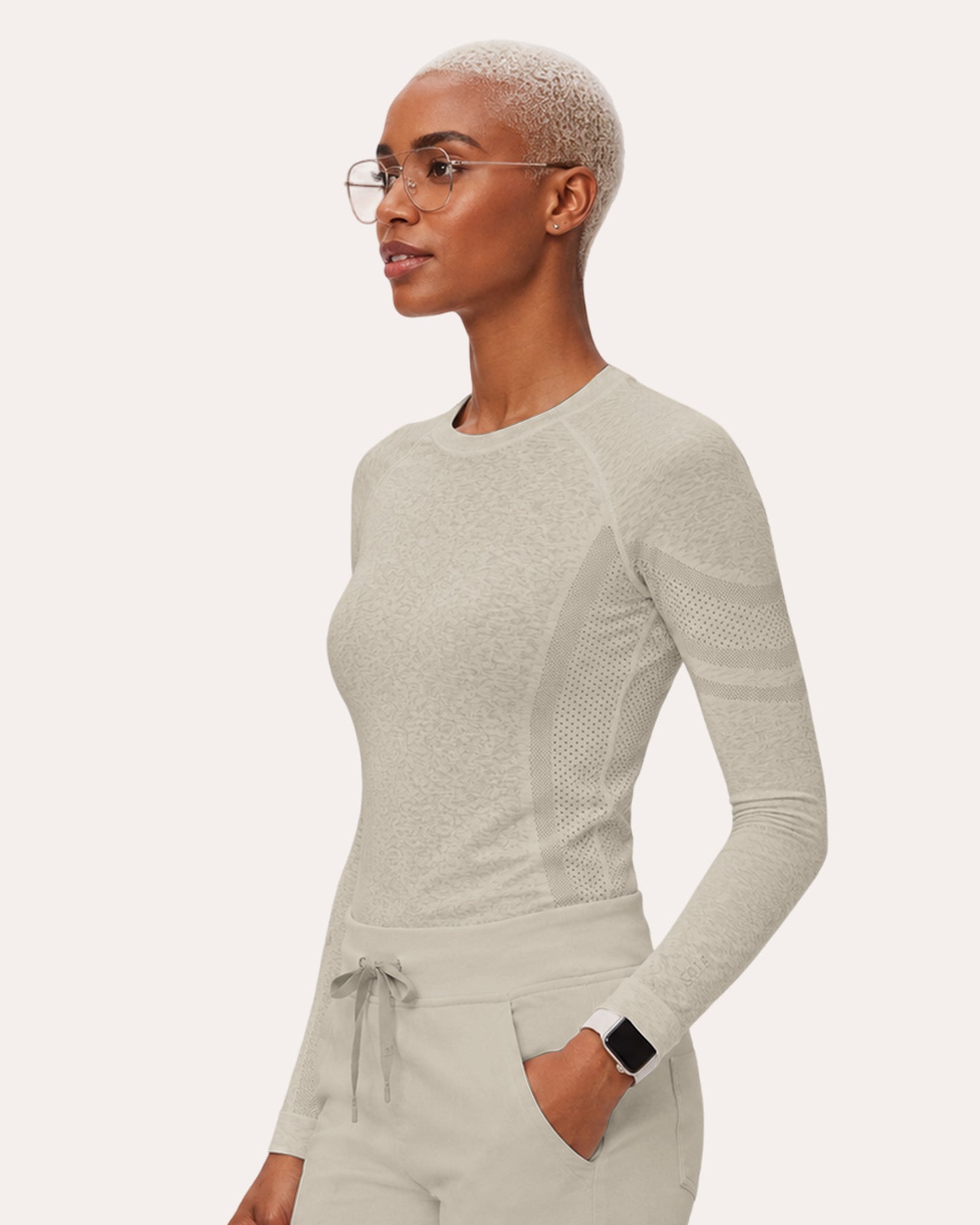 Women's Seamless Long-sleeve Underscrub Birch