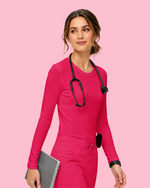 Women's Supersoft Long-Sleeve Underscrub Sangria