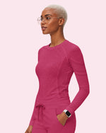 Women's Seamless Long-sleeve Underscrub Wild Berry