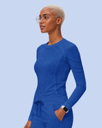 Women's Seamless Long-sleeve Underscrub Royal Blue