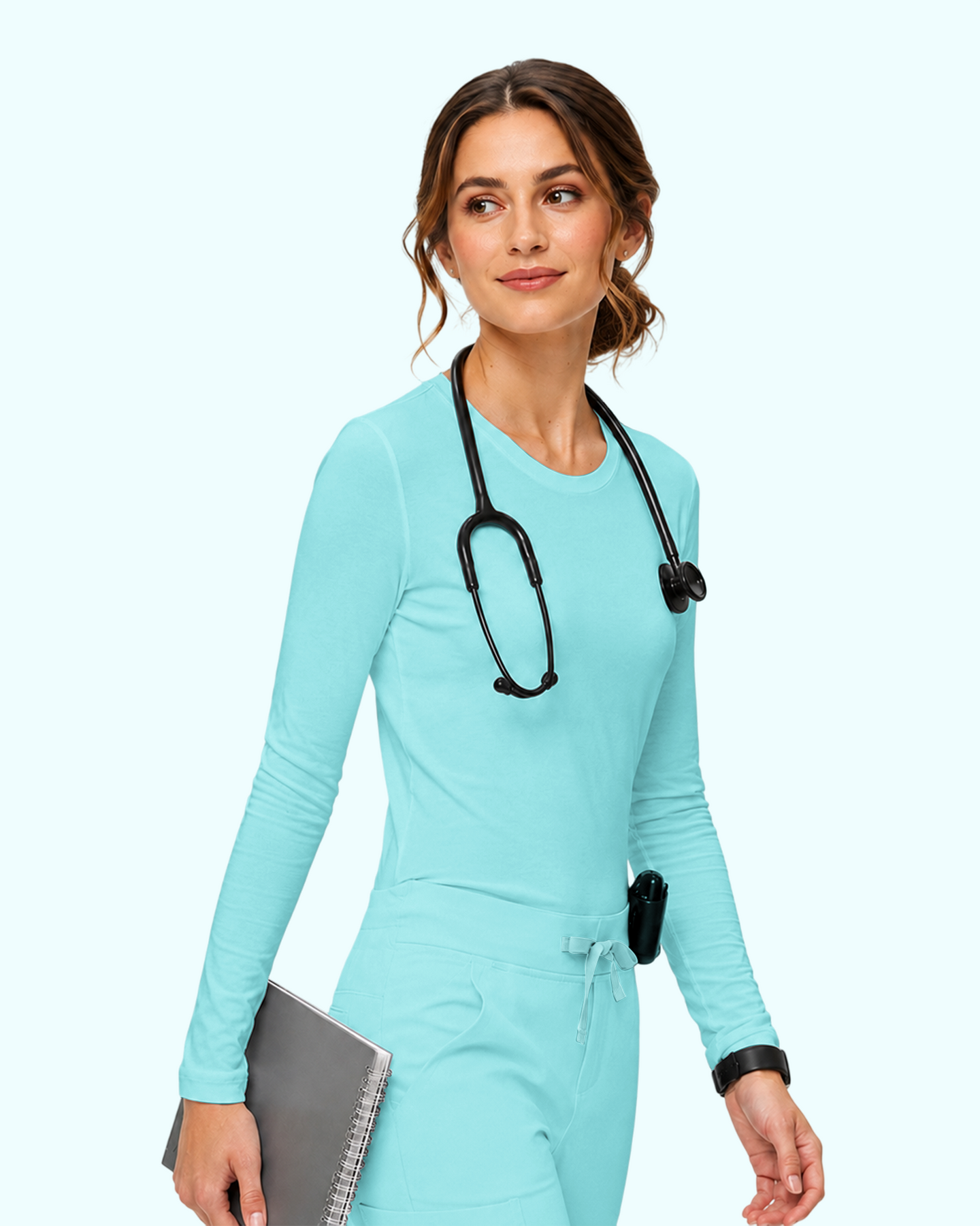Women's Supersoft Long-Sleeve Underscrub Surf