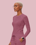 Women's Seamless Long-sleeve Underscrub Mauve