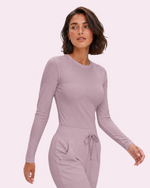Women's Ribbed Long-Sleeve Underscrub Blossom
