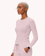 Women's Seamless Long-sleeve Underscrub Rose Quartz