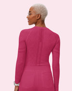 Women's Seamless Long-sleeve Underscrub Wild Berry