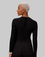 Women's Seamless Long-sleeve Underscrub Black
